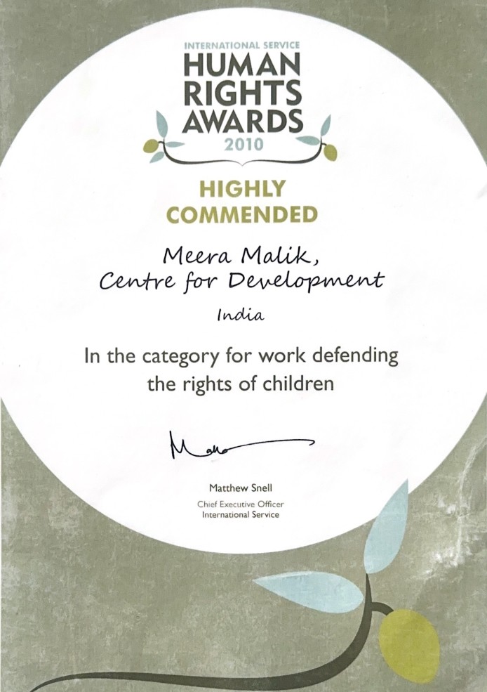 Human Rights Awards 2010